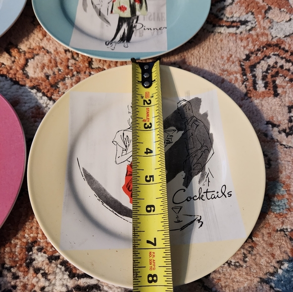 Rosanna 4 Plates Retro - Picture 7 of 8